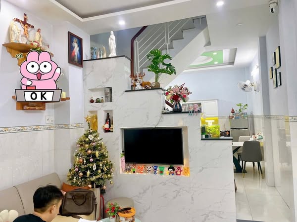 NHÀ MỚI HXH - CÁCH CHỢ PHẠM VĂN HAI 300M - 4 TẦNG. SỔ ĐẸP, CHỈ 6.X T.Ỷ - Ảnh 3